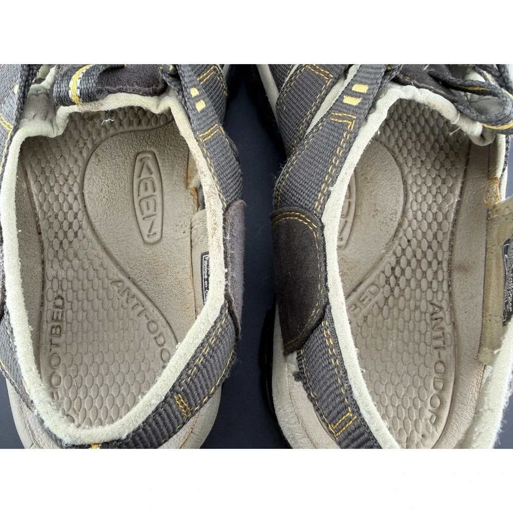 Keen Newport H2-Waterproof Hiking Sandals, Brown Yellow, 1008399, Mens 11